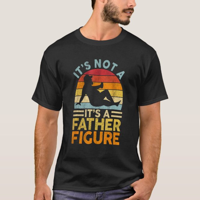 T-shirt Hommes Ce n'est pas un papa Bod C'est un père Figu (Devant)