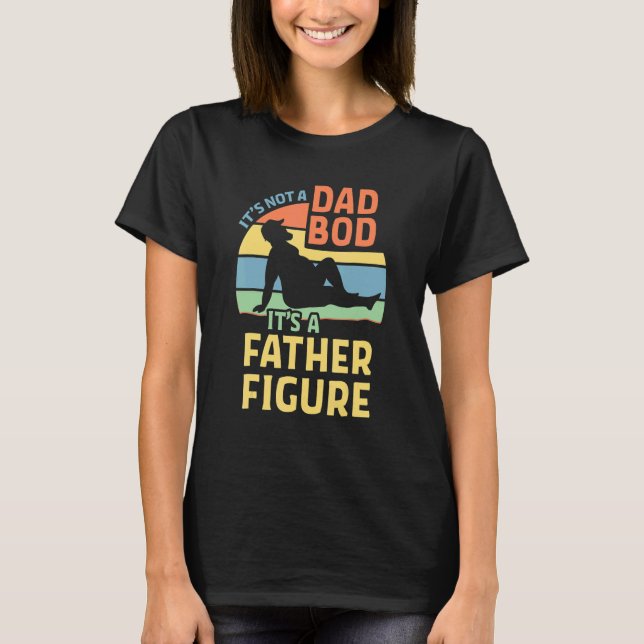T-shirt Hommes Ce n'est pas un papa Bod C'est un père-Figu (Devant)