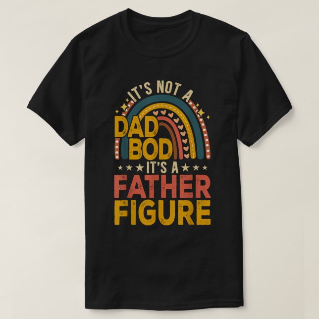 T-shirt Hommes Ce n'est pas un papa Bod C'est un père Figu (Design devant)