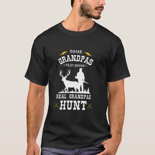 T-shirt Hommes Certains grands-pas jouer Bingo Real Grandp (Devant)