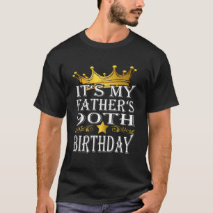 T-shirt Hommes C'est le 90e anniversaire de mon père Roi d