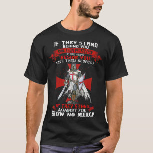 T-shirt Hommes Chevalier Templier Chrétien Guerrier De Die