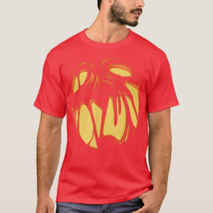 T-shirt Hommes citrouilles brillants d'Halloween éffrayant
