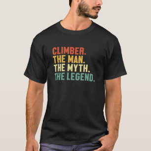 T-shirt Hommes Climber Man Mythe Légende Bouldering Indoor