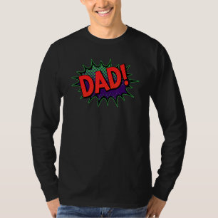 T-shirt Hommes Comiic Papa Fête des pères Spécial Papa Hum