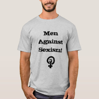 T-shirt Hommes contre la chemise de sexisme