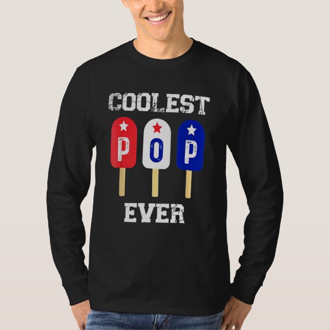 T-shirt Hommes Coolest Pop jamais Popsicles Hommes Meilleu (Devant)