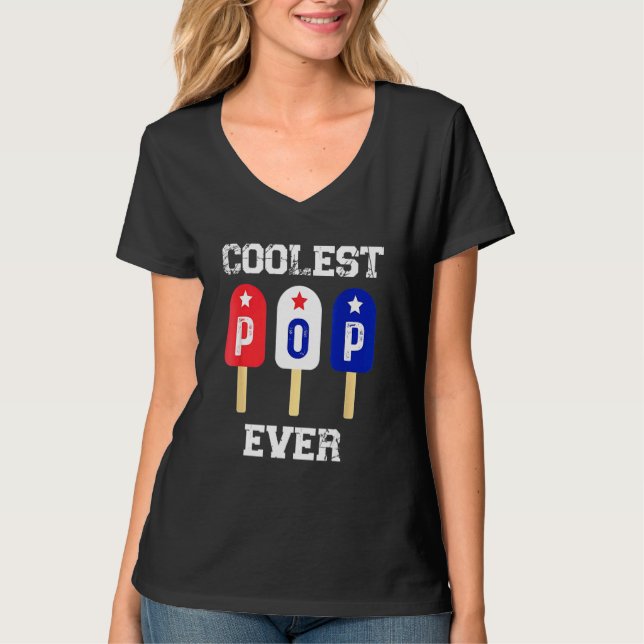 T-shirt Hommes Coolest Pop jamais Popsicles Hommes Meilleu (Devant)