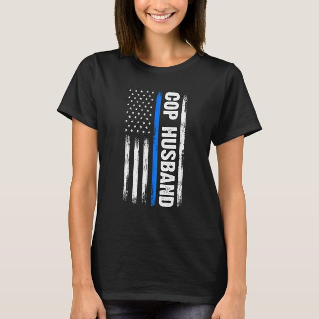 T-shirt Hommes Cop Hussal Cop Police Cops (Devant)