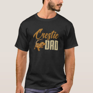 T-shirt Hommes Crested Gecko Crestie Papa Eyelash Lizard H