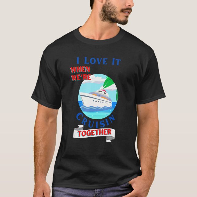 T-shirt Hommes  Croisière  J'aime quand on fait une croisi (Devant)