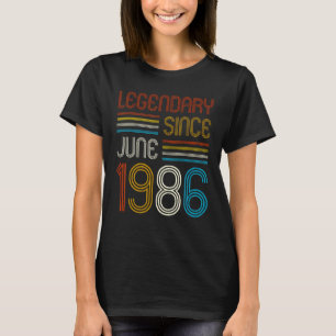 T-shirt Hommes de 37 ans Femmes 37e anniversaire Légende d