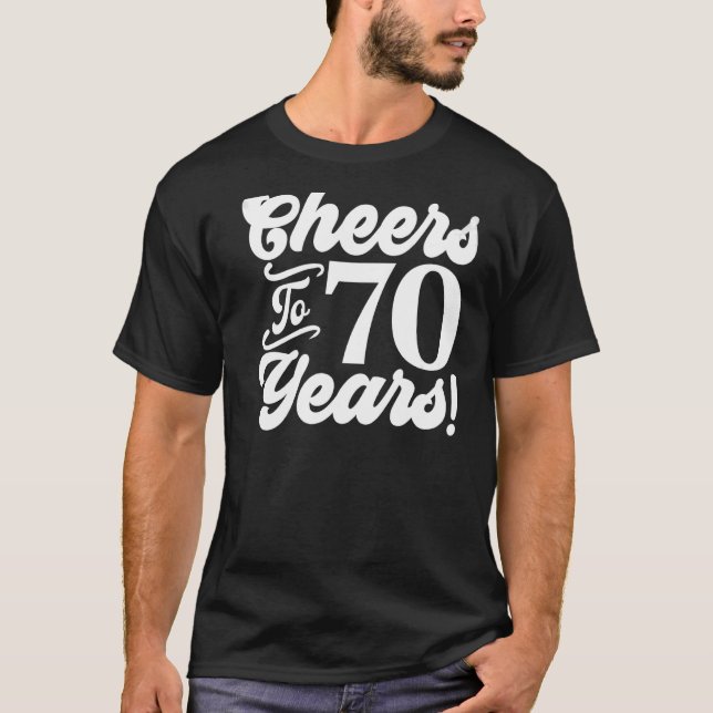 T-shirt Hommes De 70 Ans 70E Anniversaire 70 Ans Hommes (Devant)
