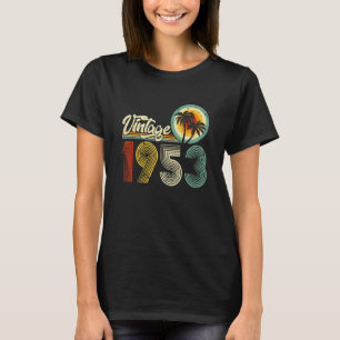 T-shirt Hommes de 70 ans Femmes Vintage 1953 70e anniversa