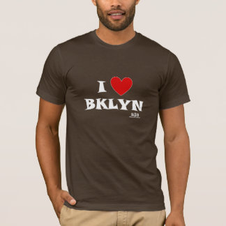 T-shirt Hommes de Brooklyn de coeur de la N.Y.E-I