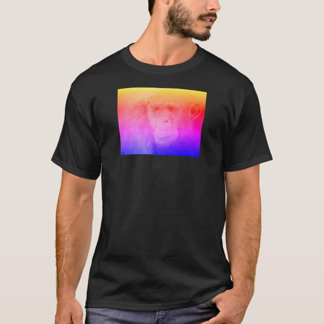 T-shirt Hommes de couleur psychédéliques de chemise de (Devant)