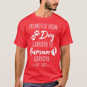 T-shirt Hommes de grand-père de chien à grand-père humain,