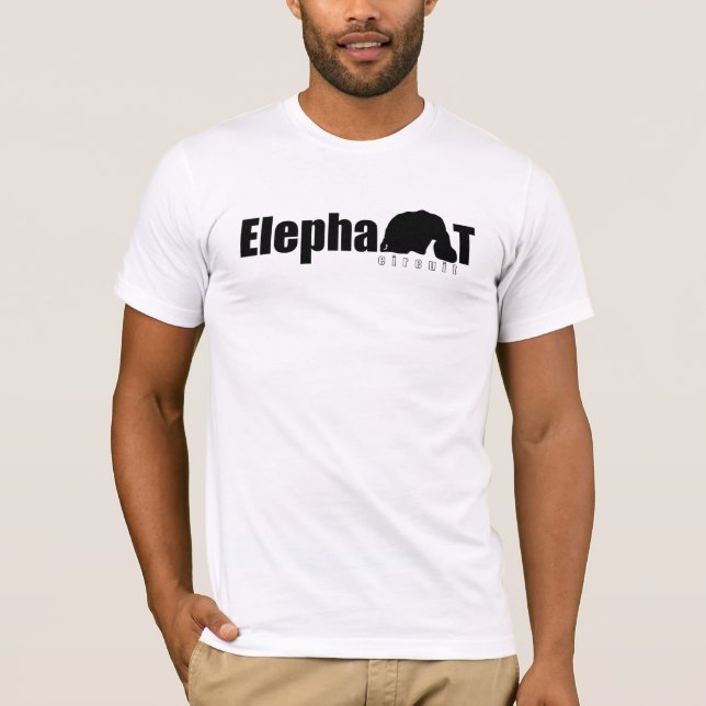 T-shirt Hommes de logo de circuit d'éléphant (Devant)