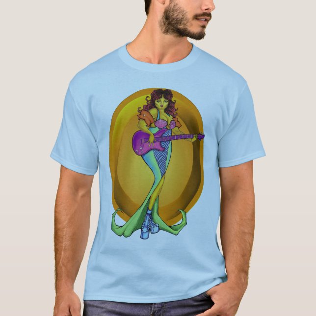 T-shirt Hommes de sirène de trouille (Devant)