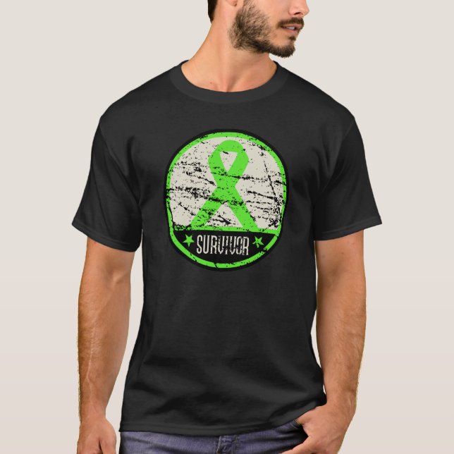 T-shirt Hommes de survivant de lymphome non Hodgkinien (Devant)