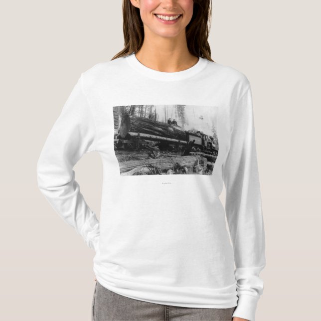 T-shirt Hommes de transport de train de notation et (Devant)