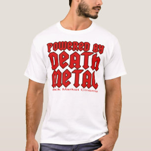 T-shirt hommes de types actionnés par la musique en méta