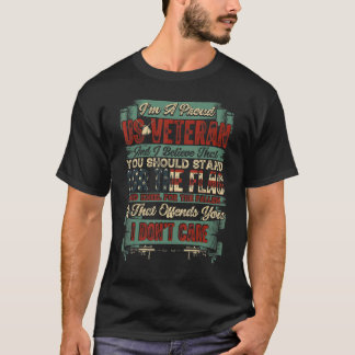 T-shirt Hommes Debout pour le Drapeau Agenouillés pour les