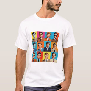 T-shirt Hommes des années 1980