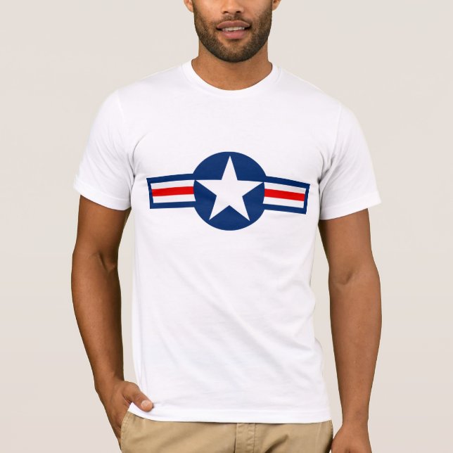 T-shirt Hommes des Roundels militaires américains (Devant)