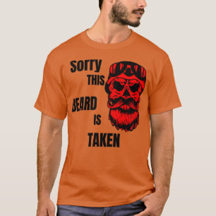 T-shirt Hommes Désolé Cette Barbe Est Pris Chemise Valenti