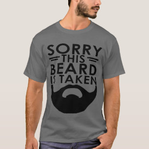 T-shirt Hommes Désolé cette barbe est prise Drôle cadeau p