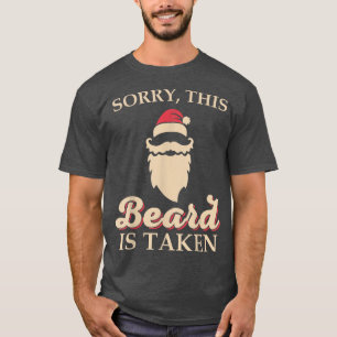 T-shirt Hommes Désolé cette barbe est prise Noël Père Noël