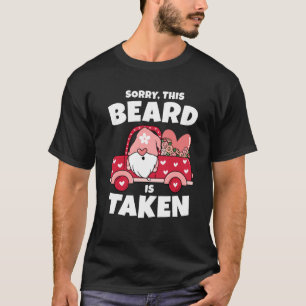 T-shirt Hommes Désolé cette barbe est prise Valentines Day