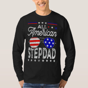 T-shirt Hommes Détestés Drapeau Américain Stepdad Usa