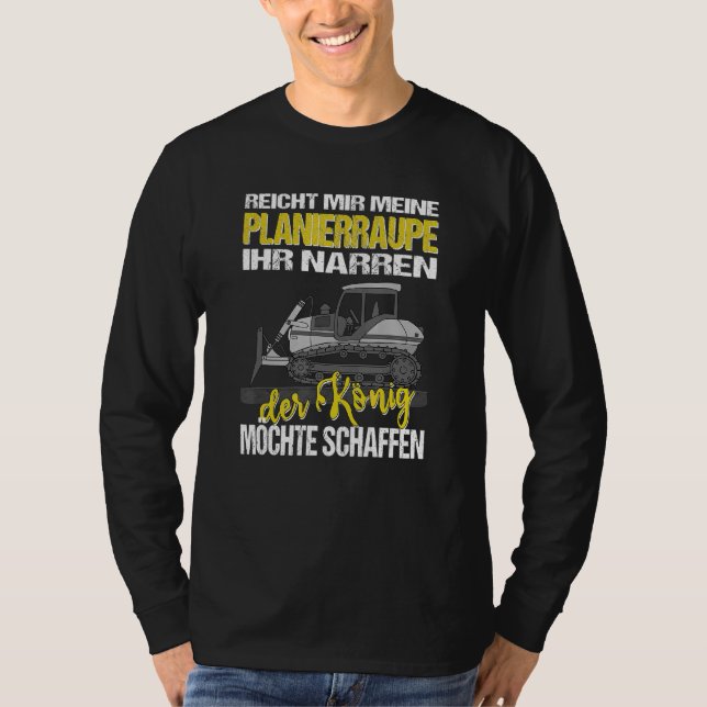 T-shirt Hommes Dire - Bulldozer Bulldozer Dozer Guide (Devant)