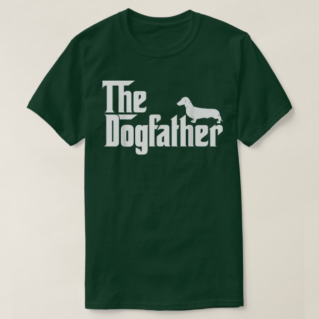 T-shirt Hommes Dogfather Dachshund Funny Père Day Pour (Design devant)