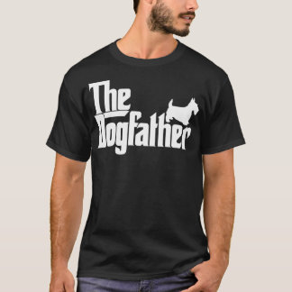 T-shirt Hommes Dogfather Scottish Terrier Chien Père Papa