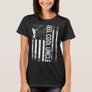 T-shirt Hommes Drapeau Américain Cool Oncle Pour Papa Husb