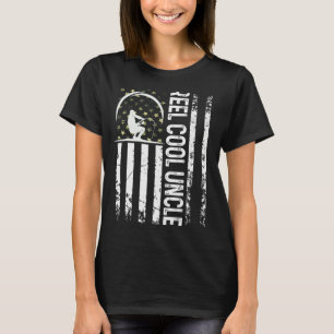 T-shirt Hommes Drapeau Patriotique Cool Oncle Pour Papa Hu