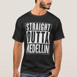 T-shirt Hommes droit devant Medellin drôle