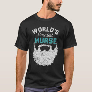 T-shirt Hommes Drôle Monde la plus grande infirmière Murse