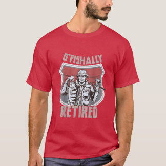 T-shirt Hommes Drôle Ofish Cadeaux Retraités Hommes Retrai