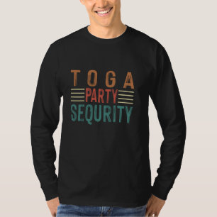 T-shirt Hommes drôle Toga Party-Sécurité cadeaux papa pour