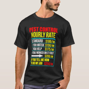 T-shirt Hommes drôles de lutte antiparasitaire exterminate