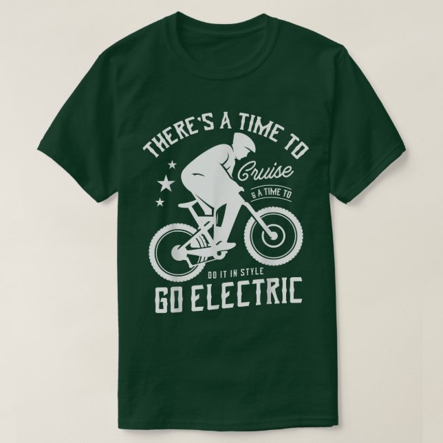 T-shirt Hommes ebike femmes vélos vélos vélos vélos vélos  (Design devant)