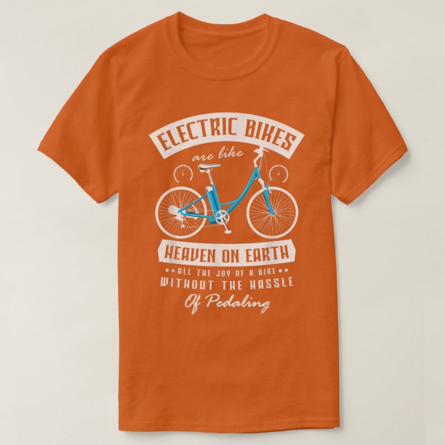 T-shirt Hommes ebike femmes vélos vélos vélos vélos vélos  (Design devant)