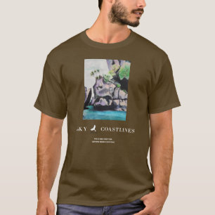 T-shirt Hommes en quête de paix à travers le tee Rocks