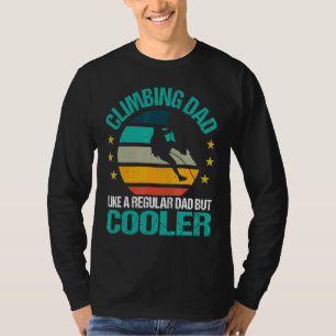 T-shirt Hommes Escalades Papa Comme Un Père Régulier Mais