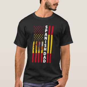 T-shirt Hommes Espagnol Papa Espagne Espagnol Papa