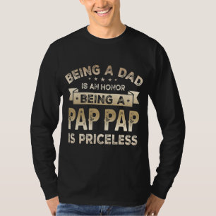 T-shirt Hommes Être un DAD est HONNEUR Être un PAP PAP P